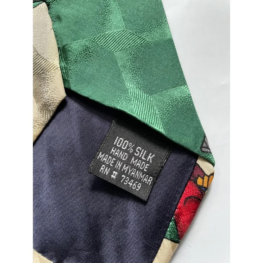 Looney Tunes Mania‎ Golf Necktie 1996 Vintage 100% Silk